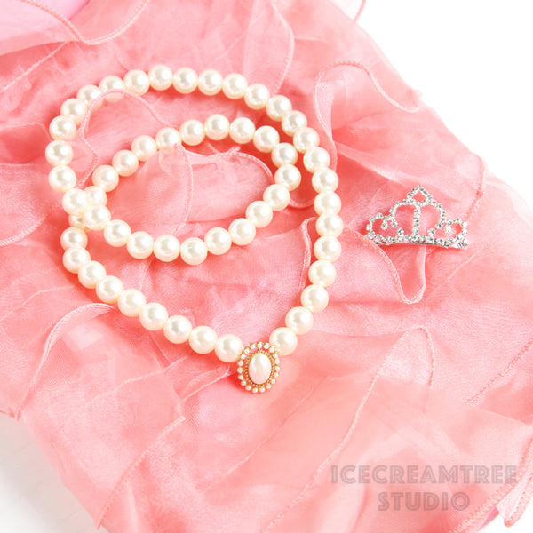 Pink Mermaid Top Dress Outfit Set - Pet Clothing