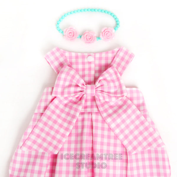 Barbie Inspired Look Dress Set - Pet Clothing