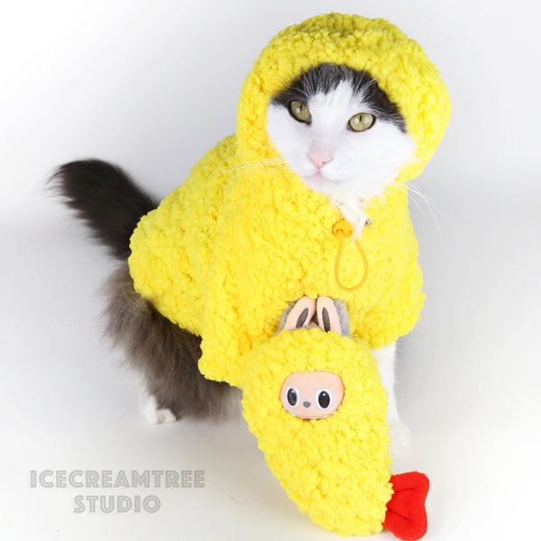 Shrimp Tempura Hoodie Outfit - Pet Clothing