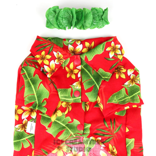 Hawaiian Stitch Inspired Outfit Set - Pet Clothing