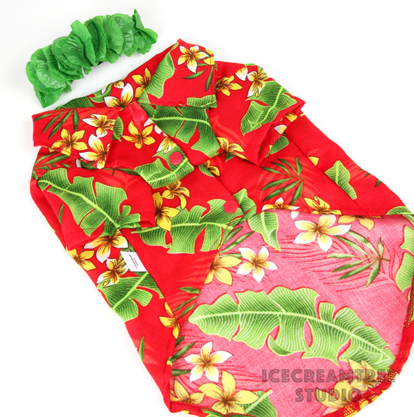 Hawaiian Stitch Inspired Outfit Set - Pet Clothing
