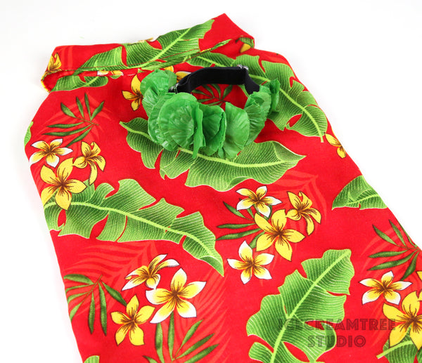 Hawaiian Stitch Inspired Outfit Set - Pet Clothing