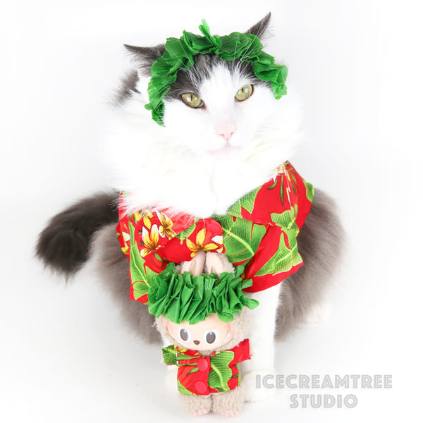 Hawaiian Stitch Inspired Outfit Set - Pet Clothing