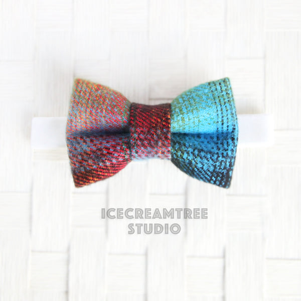 Flannel Adventure Awaits Bow Tie - Pet Bow Tie