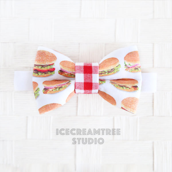 Hamburger Bow Tie - Pet Bow Tie