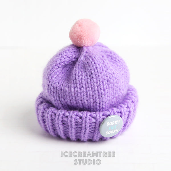 Lavender Beanie - Pet Petite Hat