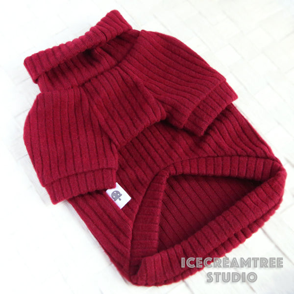 Grandma Sweater Look Outfit Set - Pet Clothing