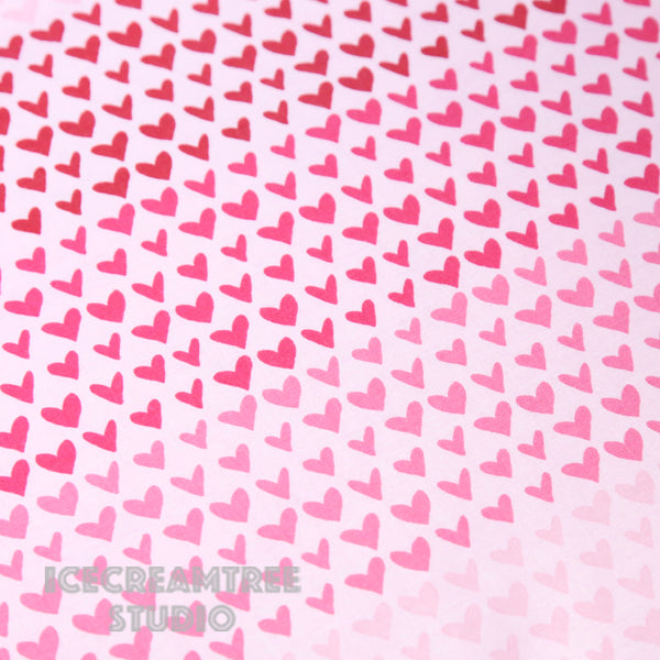 Pink Red Hearts Bow Tie - Pet Bow Tie