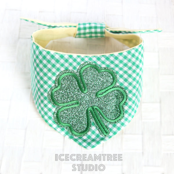Lucky Charm Bandana - Tie on Modern Pet Bandana Scarf