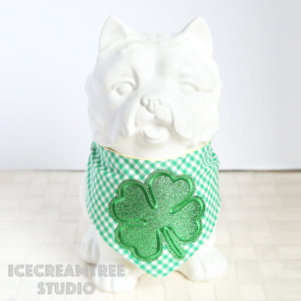 Lucky Charm Bandana - Tie on Modern Pet Bandana Scarf