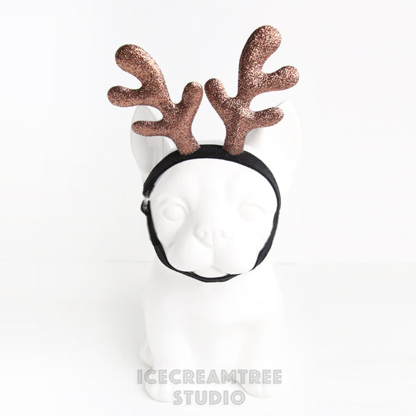 Holiday Antler Headband - Pet Photo Prop