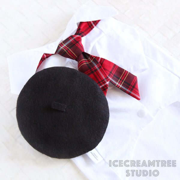 Preppy Look Outfit Set - Pet Clothing