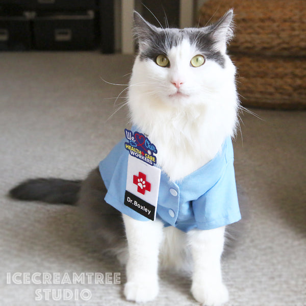 Medical Scrub Top Set - Pet Clothing