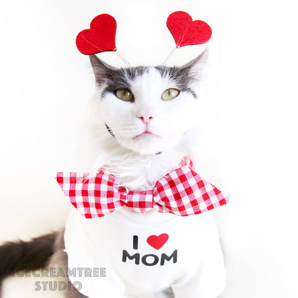 I Heart Dad Outfit Set - Pet Clothing