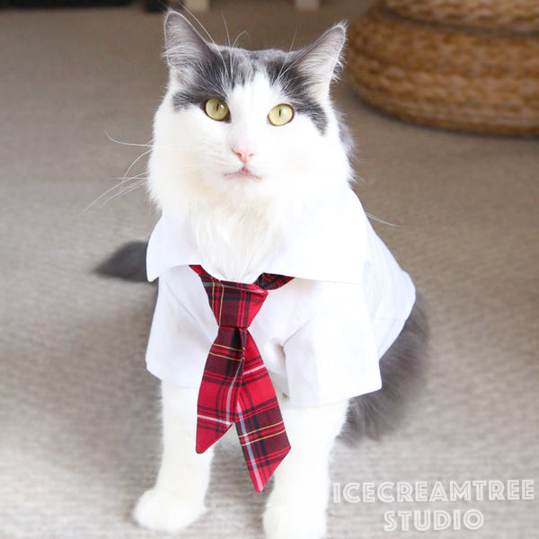 Preppy Look Outfit Set - Pet Clothing