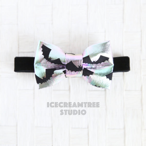 Iridescent Bat Bow Tie - Pet Bow Tie