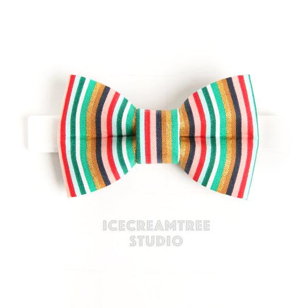 Happy Stripes Bow Tie - Pet Bow Tie