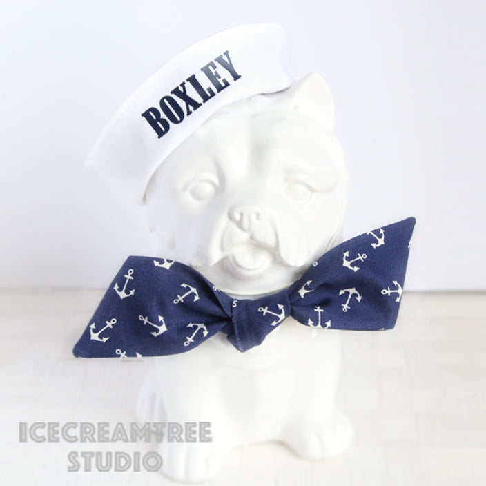 Custom Sailor Hat - Pet Petite Hat – Icecreamtree Studio