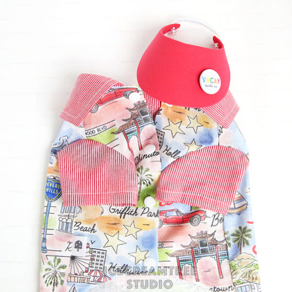 LA Vacay Look Outfit Set - Pet Clothing