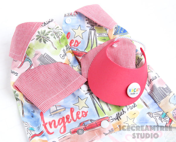 LA Vacay Look Outfit Set - Pet Clothing