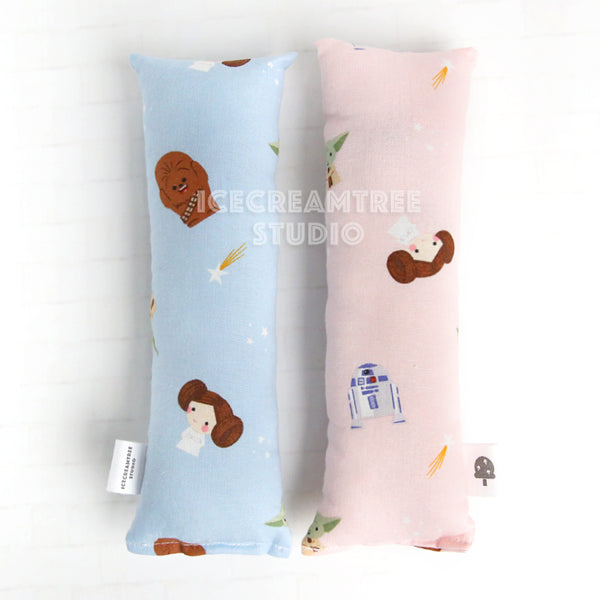 Light Blue / Pink Little Star Wars Charaters Catnip Kicker - Large Catnip Toy