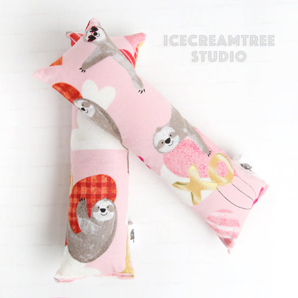 Pink Sloth XO Catnip Kicker - Large Catnip Toy