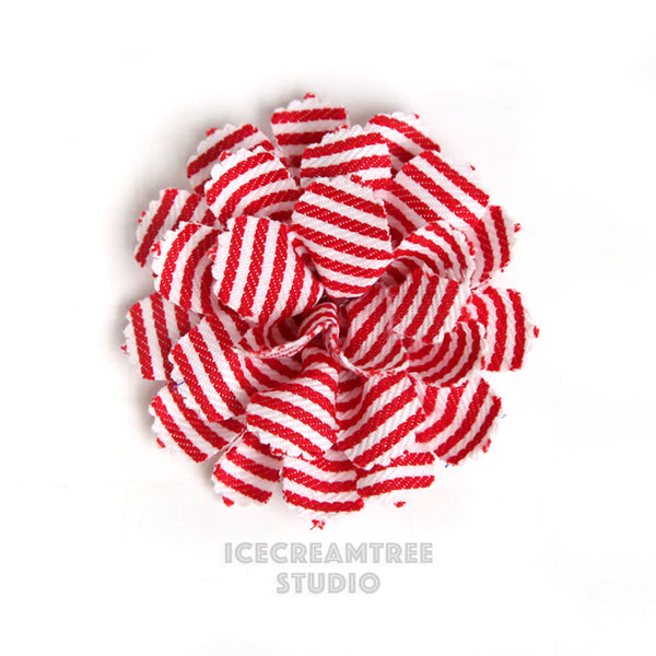 Red White Blue Flower Collar Slide On - Large Flower Collar Accessory