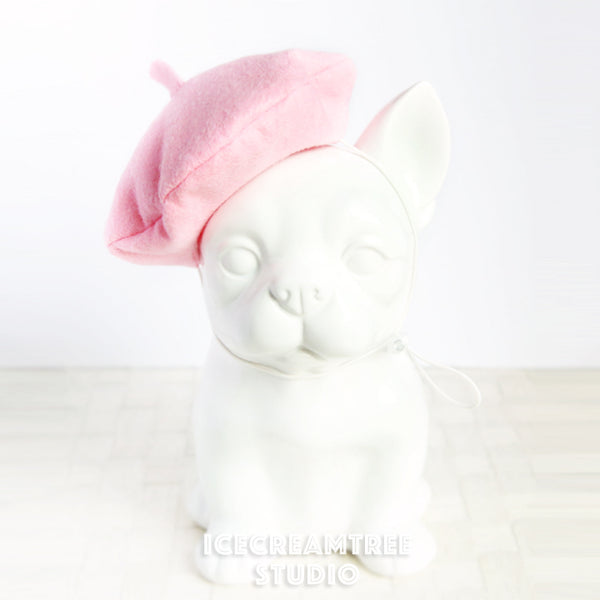 Pink Beret Hat - Pet Petite Hat