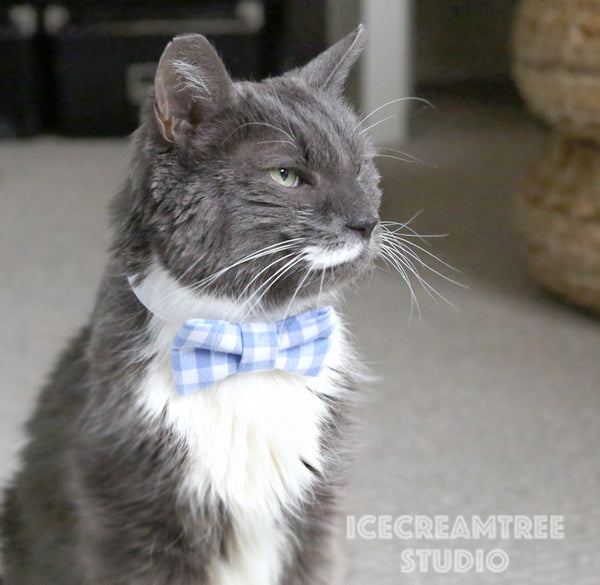 Navy Star Patriotic Bow Tie - Pet Bow Tie