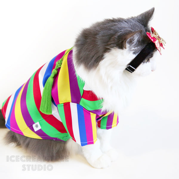 Korean Butterfly Headband - Elastic Pet Collar