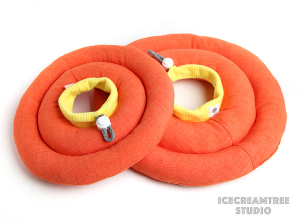 Orange Soft Comfy Cone - Hypoallergenic - Pet Recovery Collar
