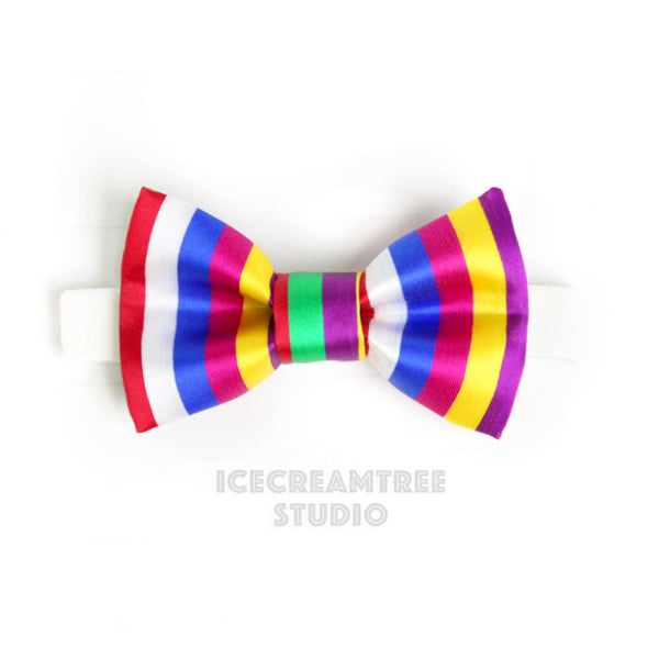 Saekdong Stripes Bow Tie - Pet Bow Tie