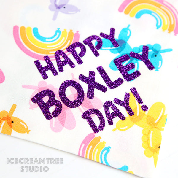 Custom Balloon Party Birthday Bandana - Tie on Classic Pet Bandana Scarf