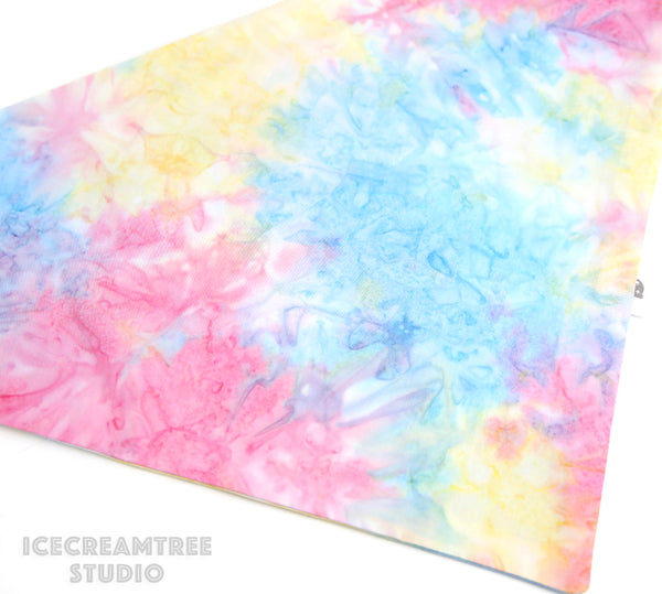 Custom Tie Dye Birthday Bandana - Tie on Classic Pet Bandana Scarf