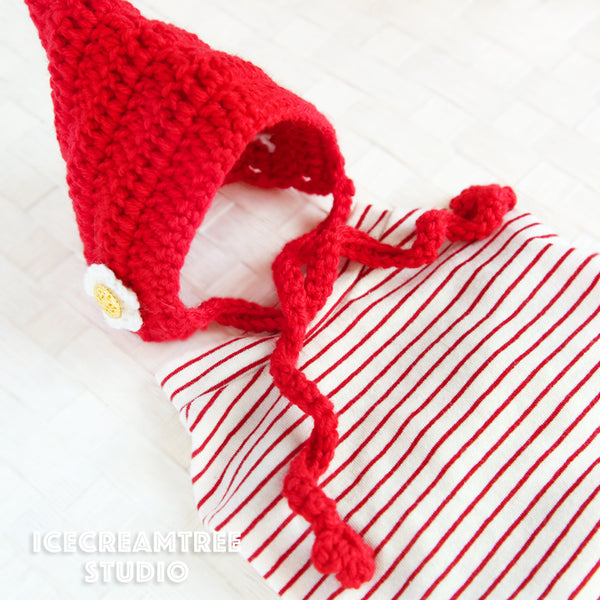 Pixie Hat & Cape Scarf - Pet Clothing