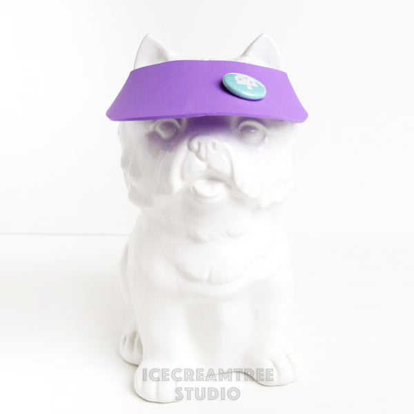 Purple Visor Hat - Pet Petite Hat