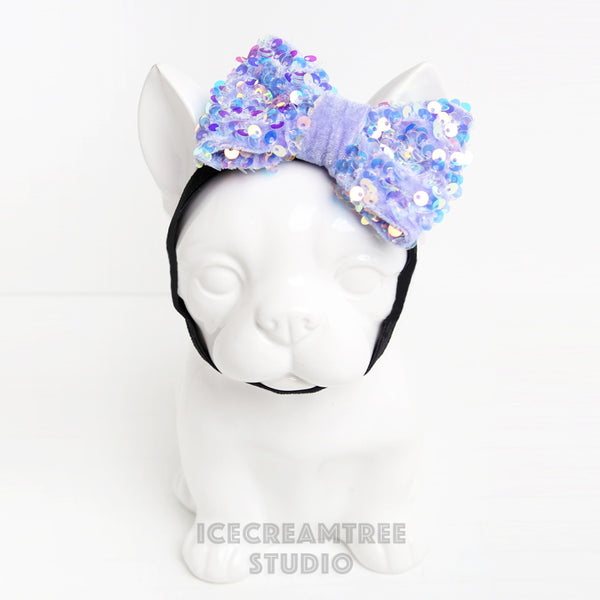 Lavender Sequin Party Outfit Set - Pet Clothing
