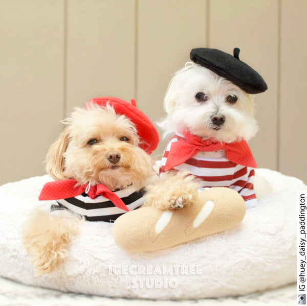 Black Beret Hat - Pet Petite Hat