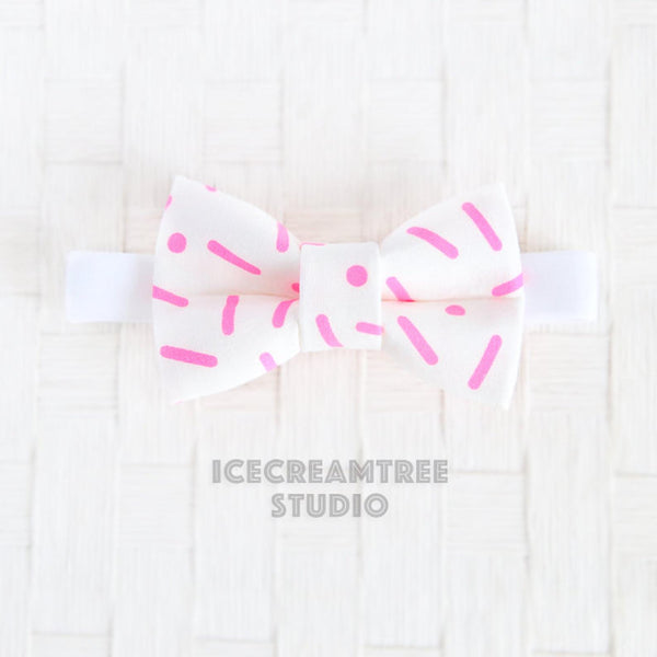 Neon Sprinkle Bow Tie - Pet Bow Tie