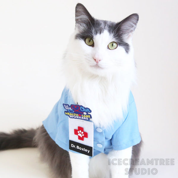 Medical Scrub Top Set - Pet Clothing