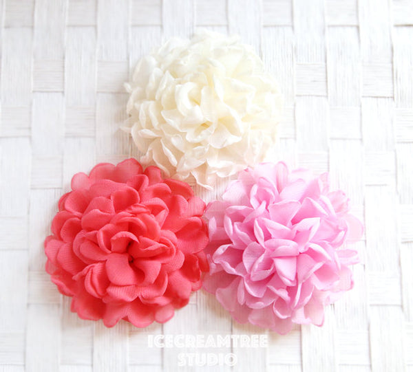 Giant Light Pink Bloom Collar Slide On - Large Flower Collar Accessory