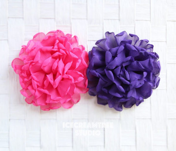 Giant Hot Pink Bloom Collar Slide On - Large Flower Collar Accessory