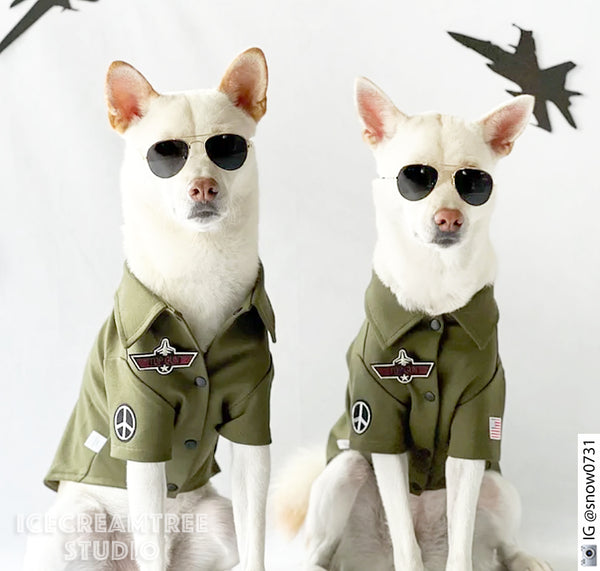 Top Gun Look Outfit Set - Pet Clothing