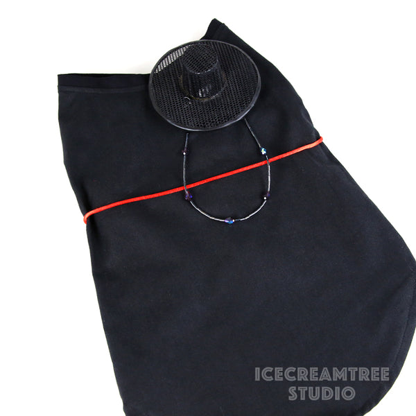 Black Saja Hanbok Outfit Set - Pet Clothing