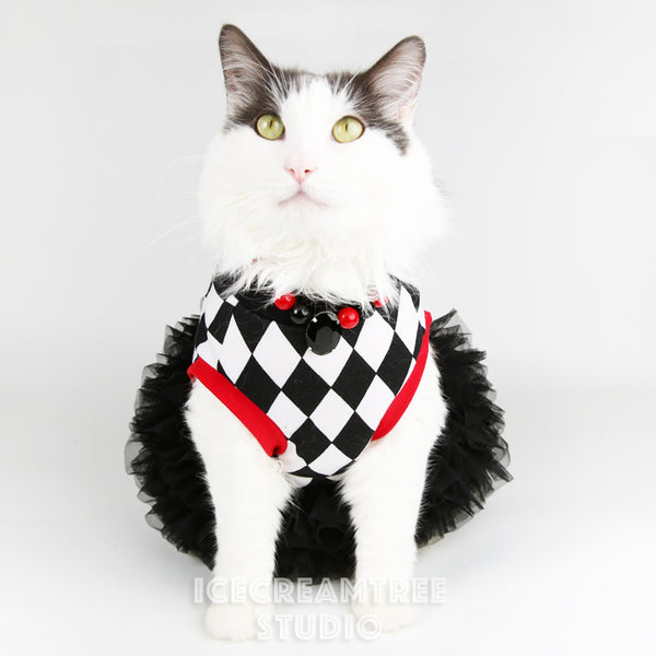 Harley Quinn Look Outfit Set - Pet Clothing