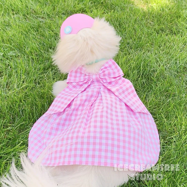 Barbie Inspired Look Dress Set - Pet Clothing