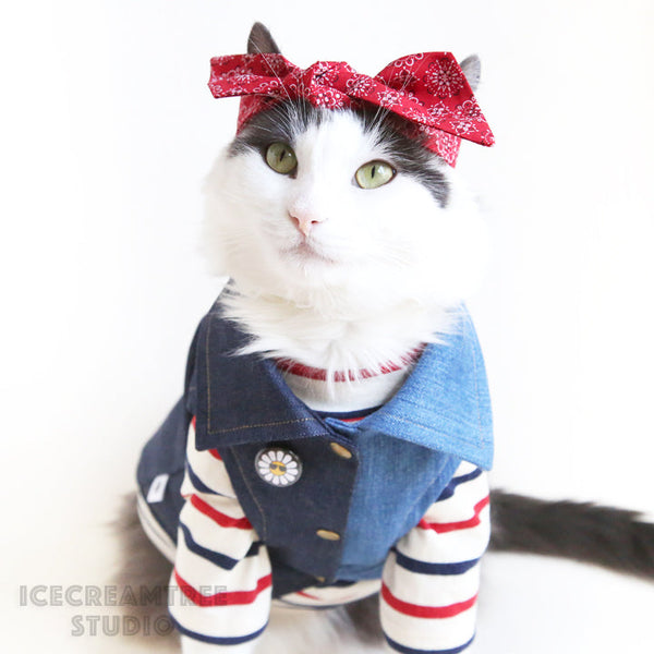 All American Look Outfit Set - Pet Clothing