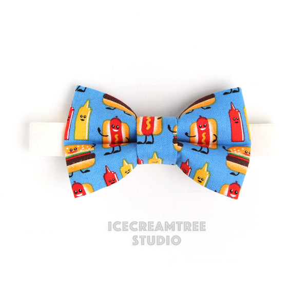 Ketchup and Mustard Bow Tie - Pet Bow Tie