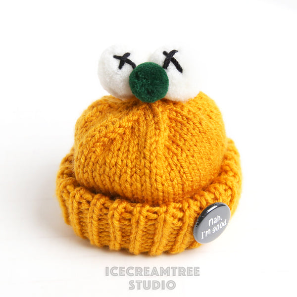 Golden Yellow Beanie - Pet Petite Hat