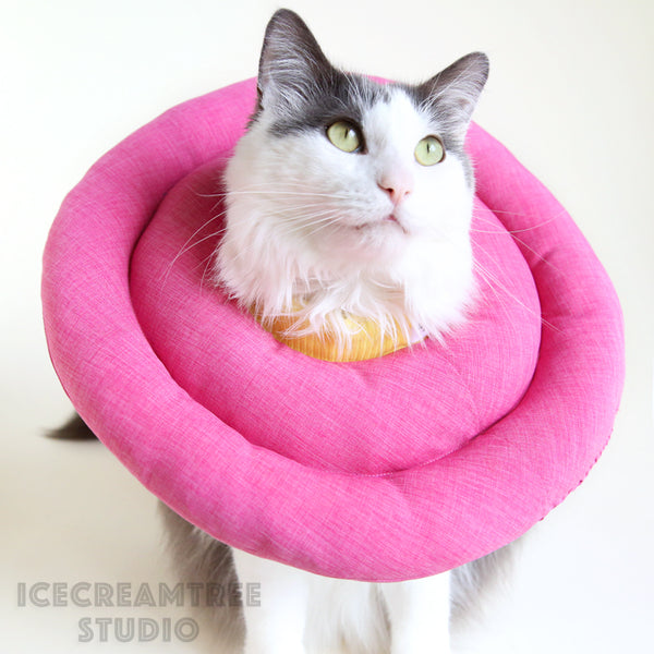 Pink Soft Comfy Cone - Hypoallergenic - Pet Recovery Collar